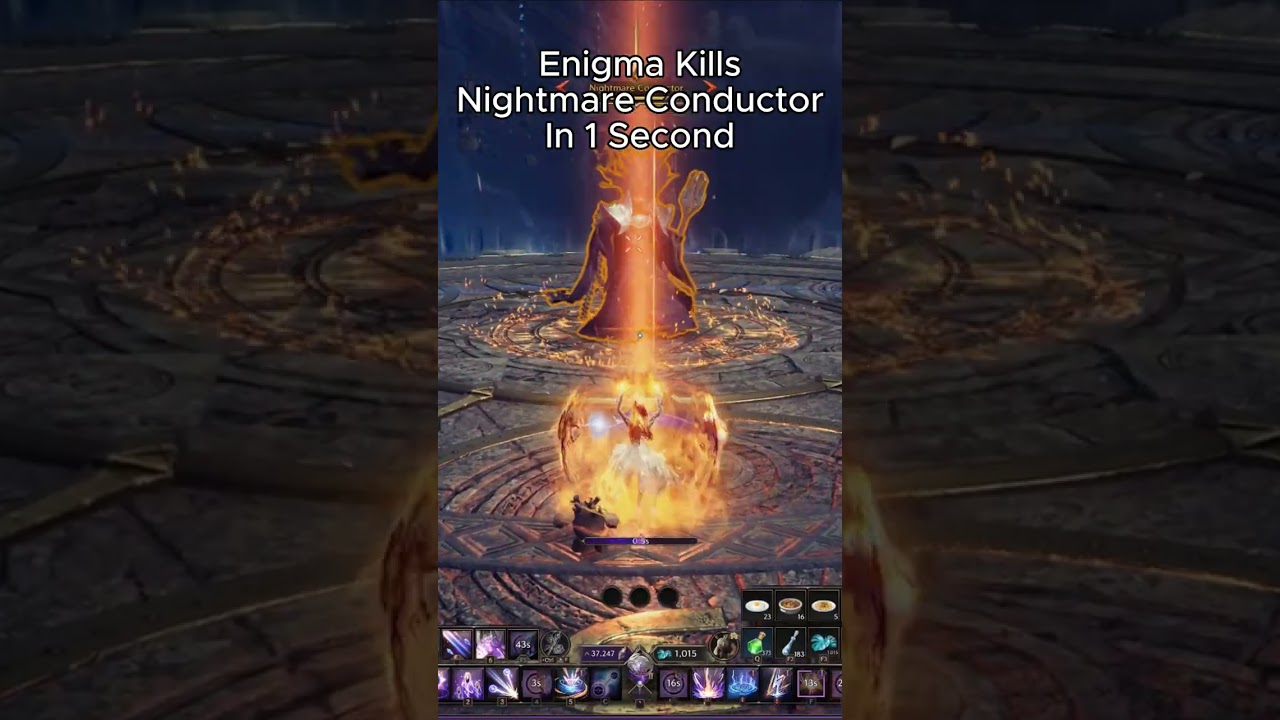 1 Second Boss Fight Throne and Liberty #throneandliberty #PVE #MMO #enigma