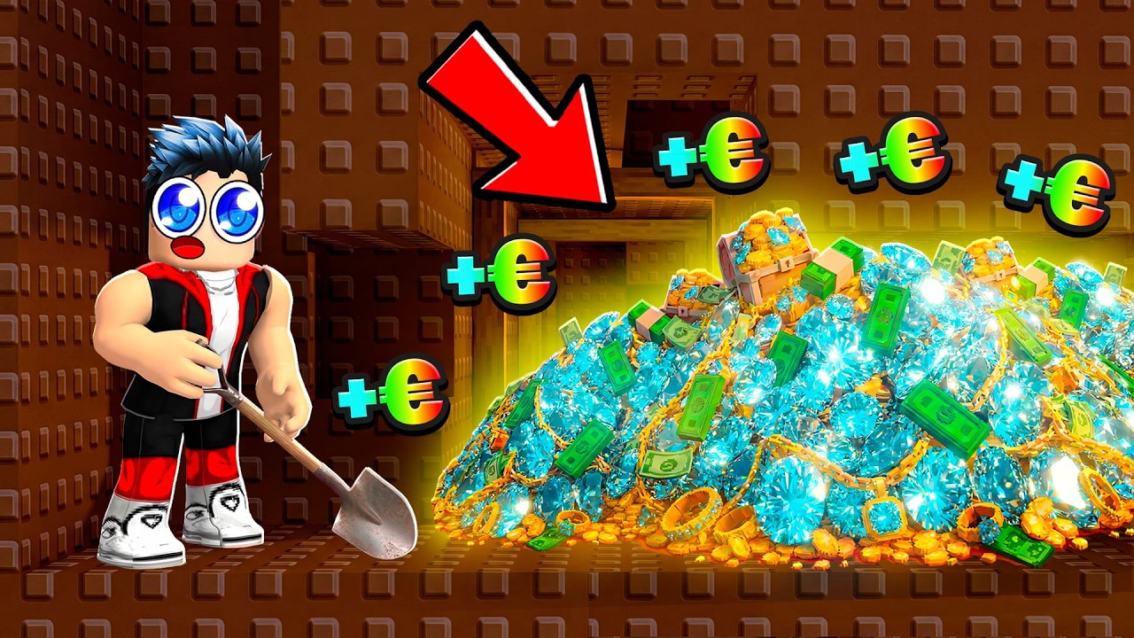 Creuser Un Tunnel Pour Braquer La Banque Dans Roblox...