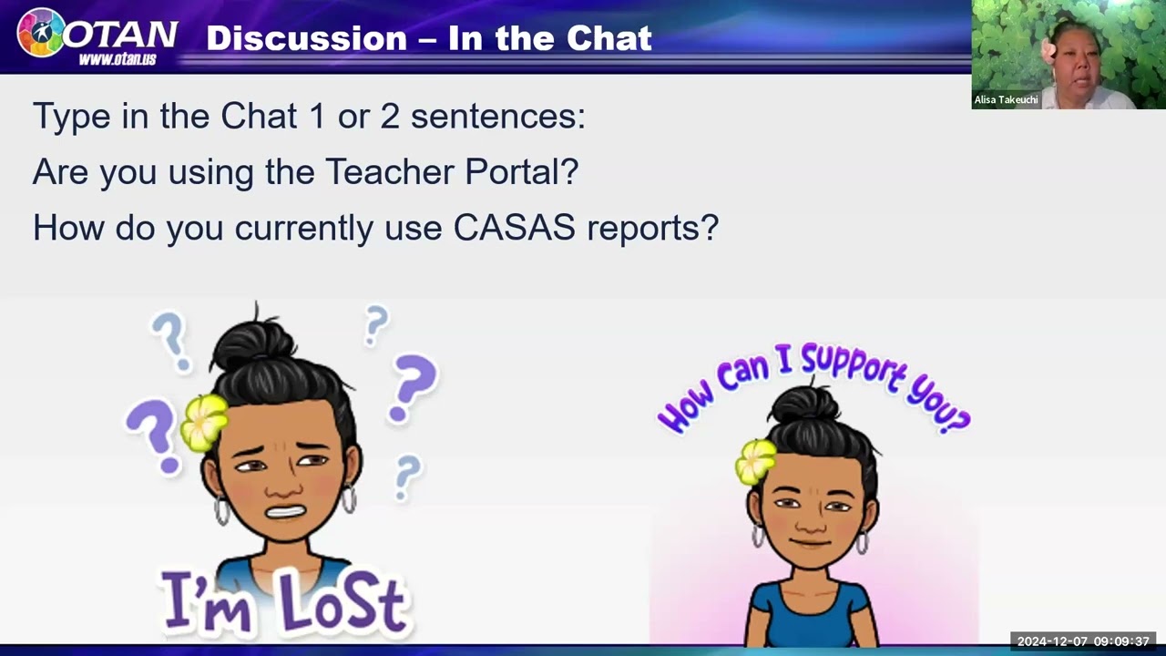 OTAN Webinar - Unlocking CASAS Data with ChatGPT for Tailored Student Support, Part 1