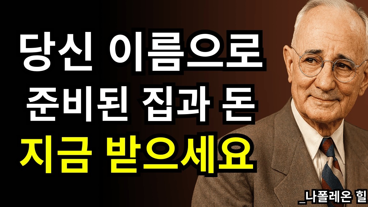 하나님이 말씀하십니다: 당신의 이름이 적힌 집과 재정의 기적이 이미 준비되어 있습니다 | 나폴레온 힐