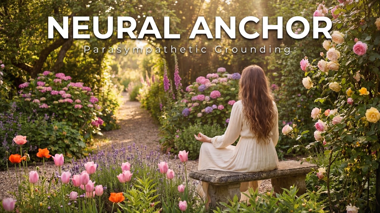 Neural Anchor | 1 Hour Parasympathetic Grounding Frequency to Heal Stress (4K)