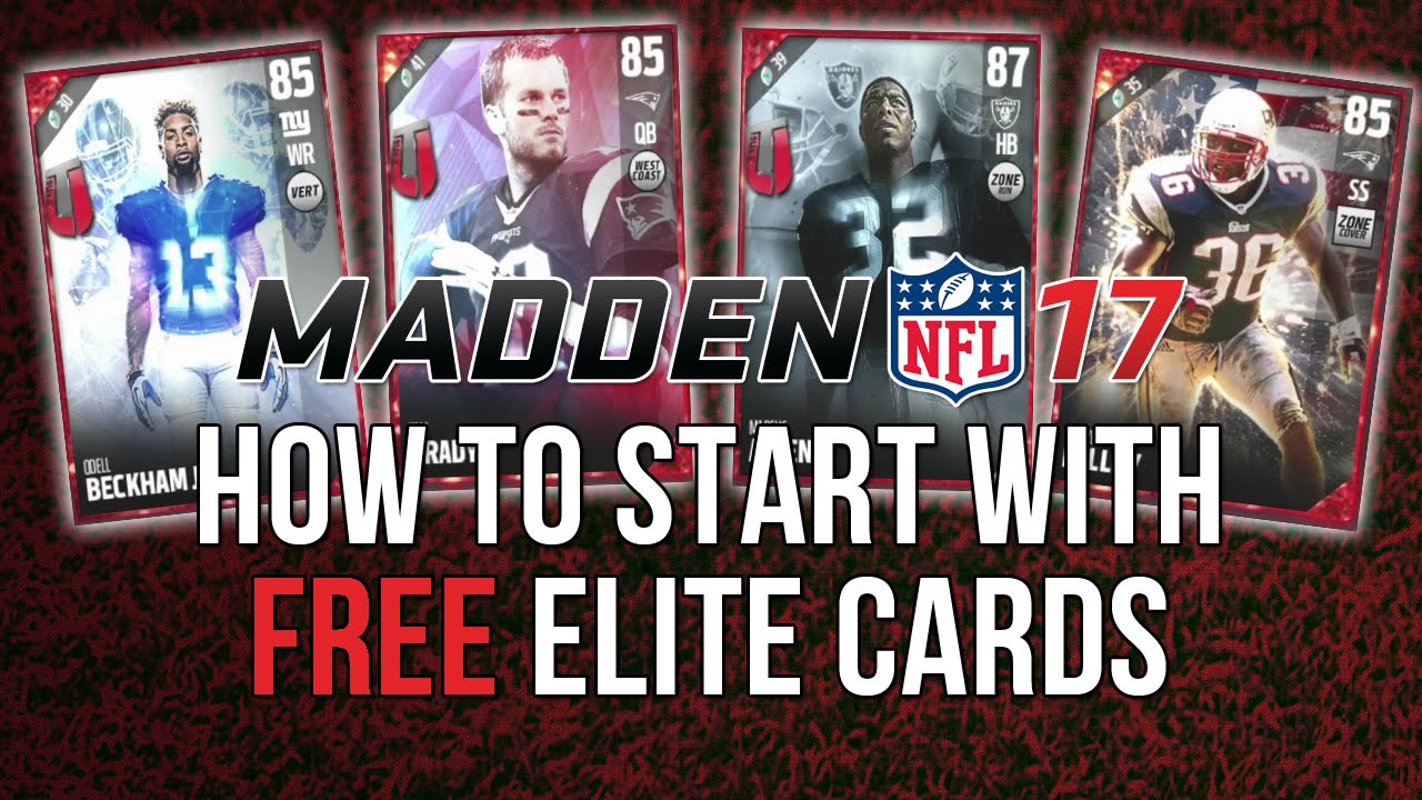 Madden 17 Ultimate Team-Starter Video!Getting Free Elite players to start!-Madden 17 Ultimate Team