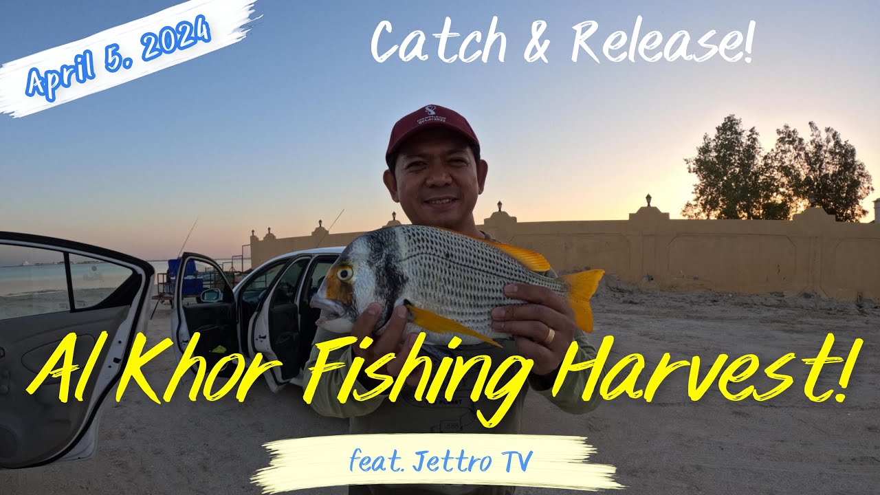 Catch and Release & Trophy Fish (feat. Jettro TV) - Fishing in Qatar! (Al Khor, Qatar)