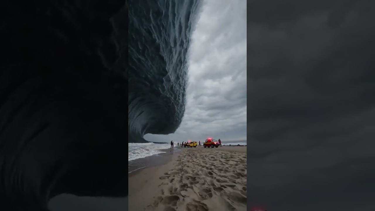 Tsunami Wave - Terrifying Power 🌊 | Real Footage of Nature&rsquo;s Fury
