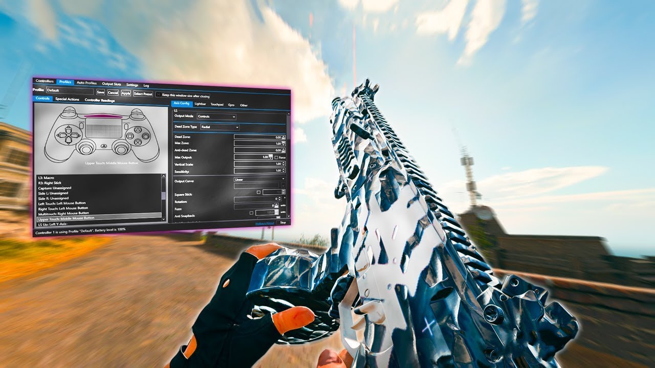 Best DS4 Windows SETTINGS for MOVEMENT & AIM on Warzone