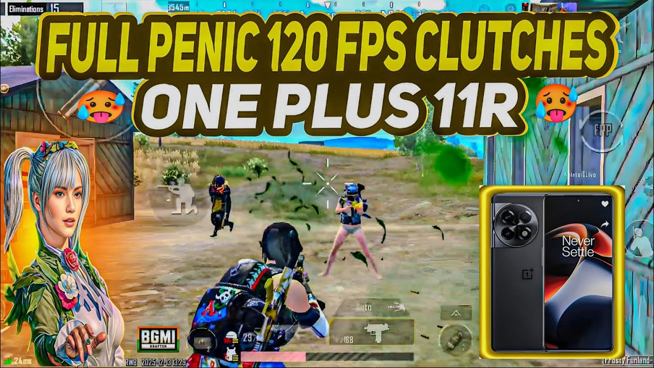 “This Aim is NOT Fair 😈 OnePlus 11R 120FPS GOD MODE!”