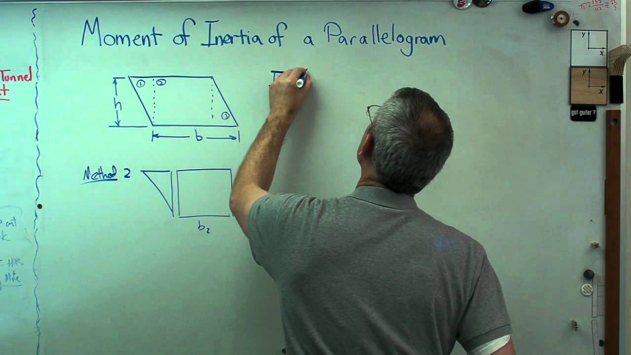 Area Moment of Inertia of a Parallelogram - Brain Waves.avi