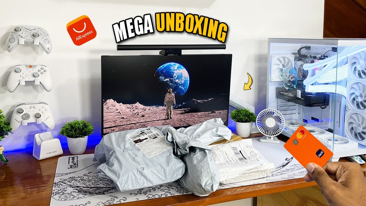 MEGA UNBOXING Produtos BARATOS do ALIEXPRESS para o SETUP