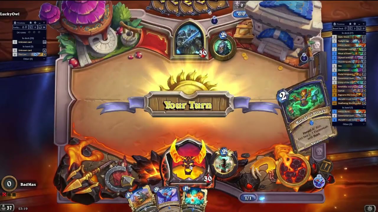 Hearthstone -  Pre-Release Tavern Brawl - CATACLYSM - Week 561
