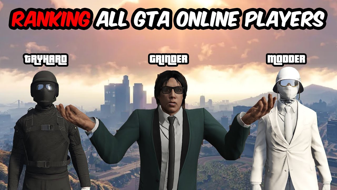 Рейтинг всех типов игроков в GTA Online