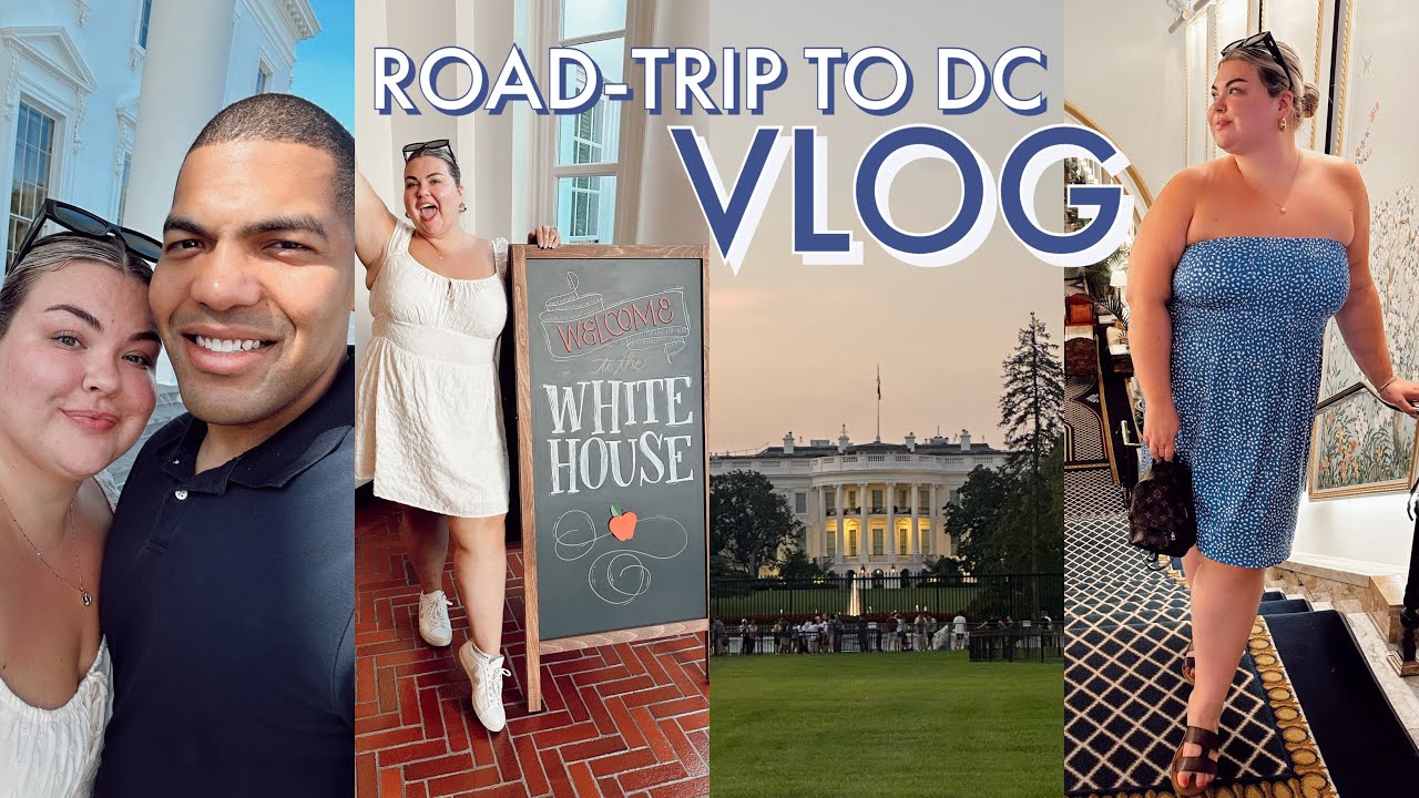 VACATION ROADTRIP VLOG | TOUR DC WITH US!