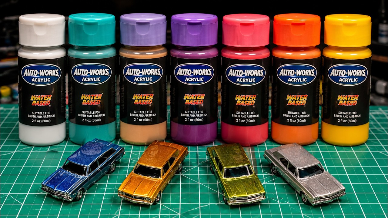 Using Createx Autoborne Sealers for Painting Diecast Cars is Awesome!