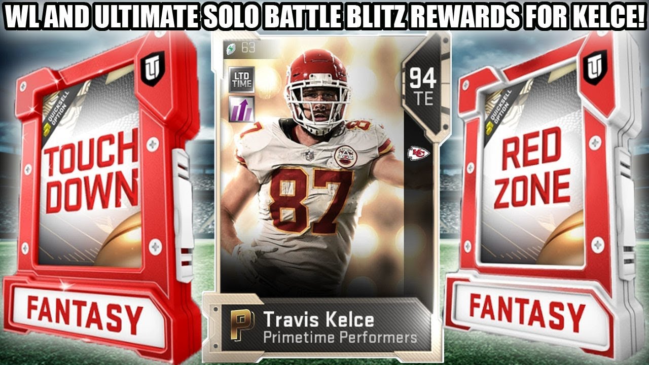 WEEKEND LEAGUE AND ULTIMATE SOLO BATTLE BLITZ REWARDS FOR LIMITED KELCE! | MADDEN 19 ULTIMATE TEAM