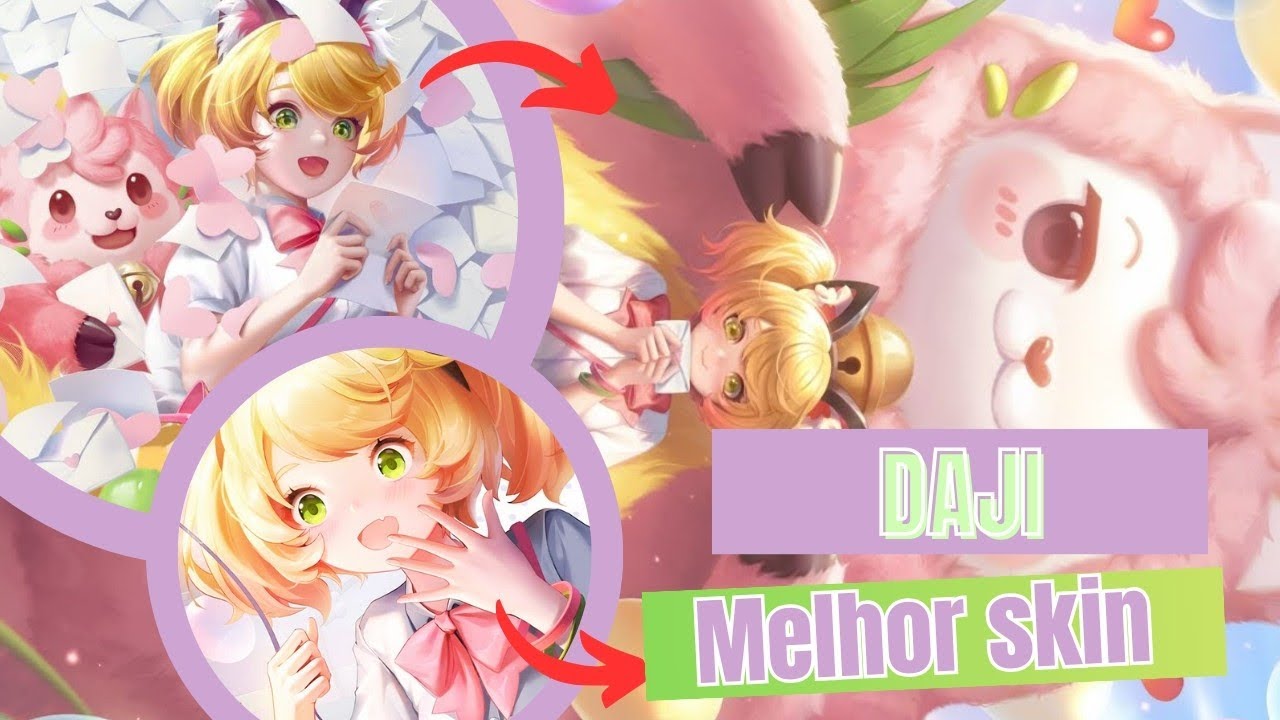 Jogando com a daji e sua skin fofa