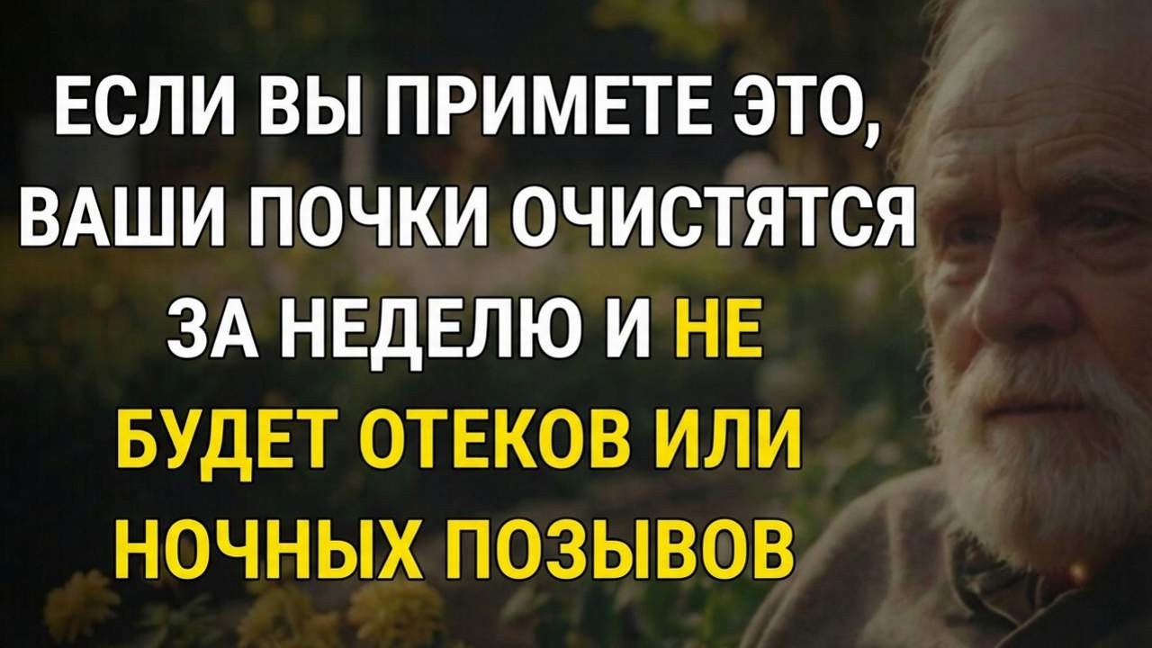 Если вы примете это, ваши почки очистятся за неделю и не будет отёков и ночных позывов