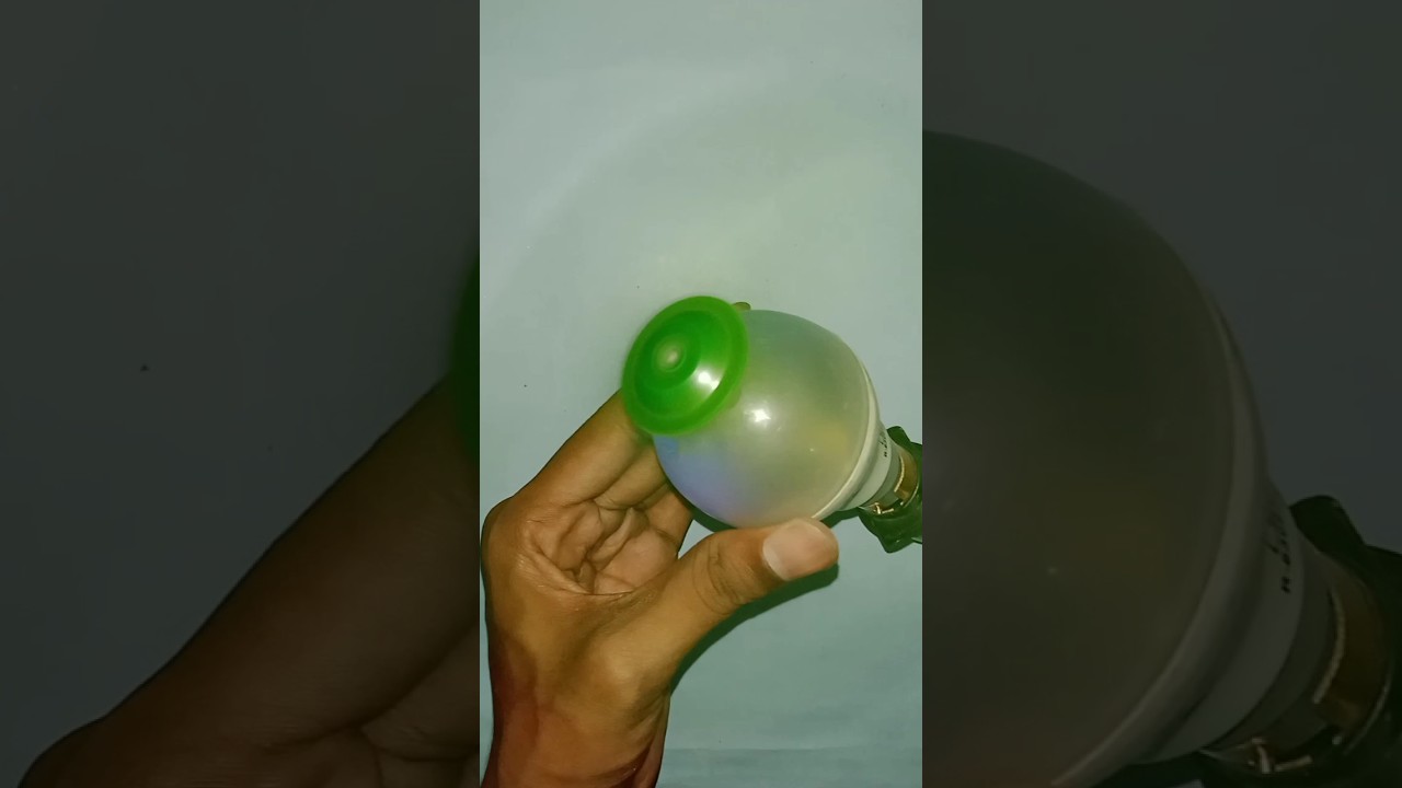 How To Make Fan From Old LED Bulb||How to make Fan Light using led bulb #shorts #viral