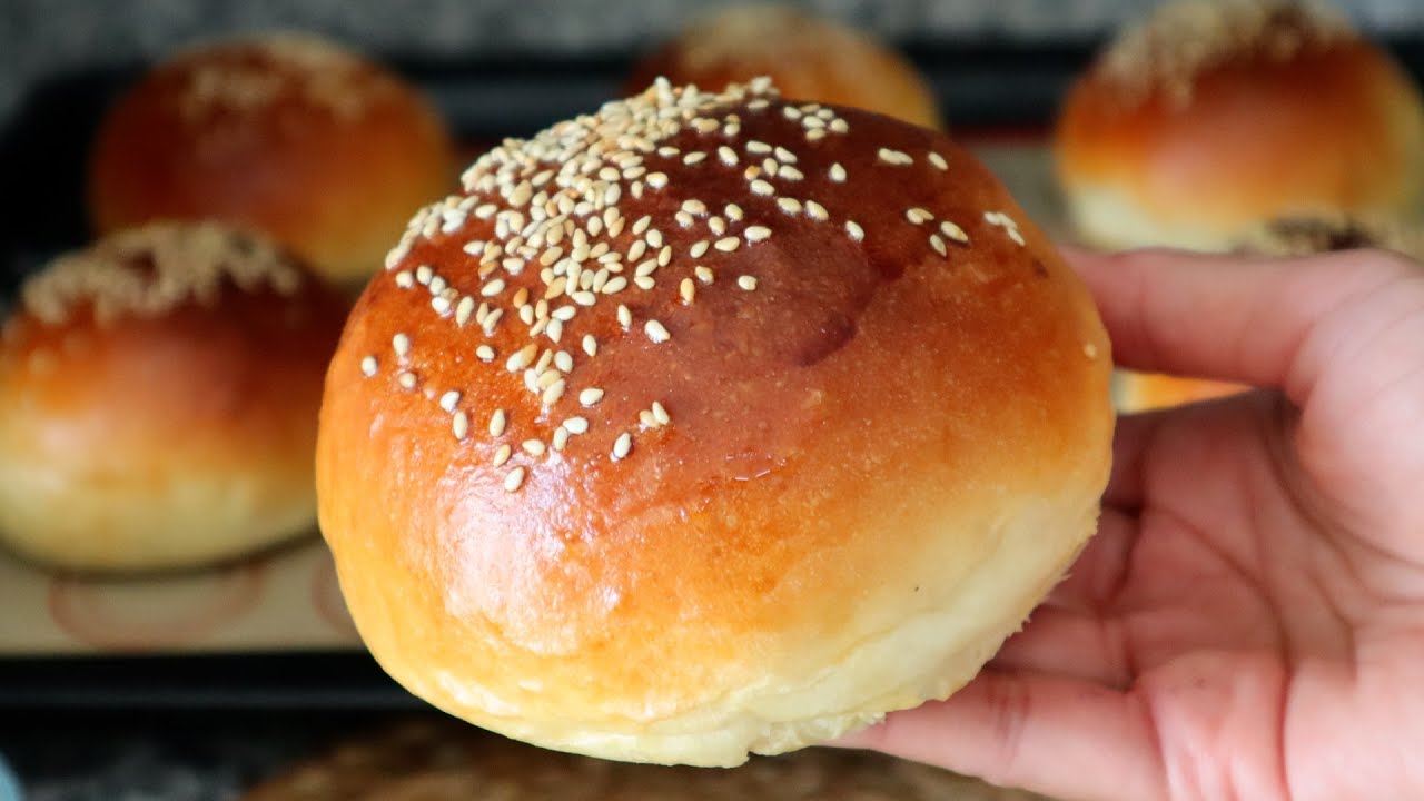 ขนมปังเบอร์เกอร์ Brioche Burger Bun Recipe Ever!  |  Ep-809 | @mine.k
