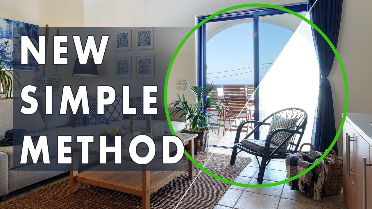 Window Pulls With HDR Hybrid Technique for Architectural Photography and Real Estate Photography
