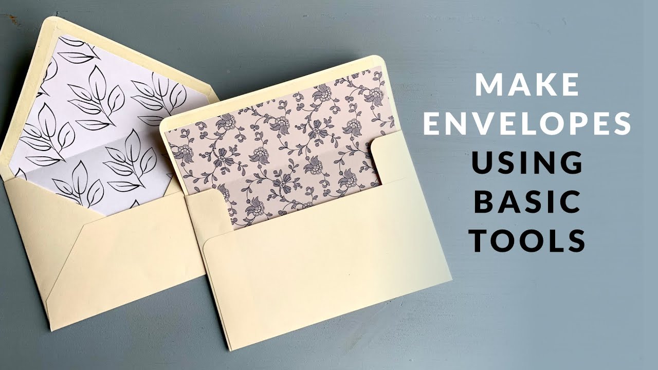 How To Create Simple Envelopes & Liners WITHOUT A Punch Board