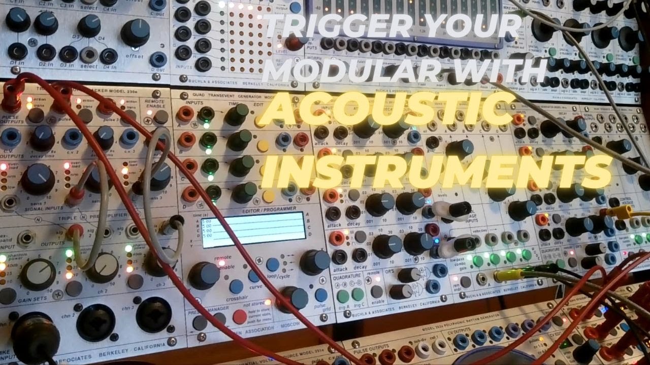Trigger your modular synth with acoustic instruments