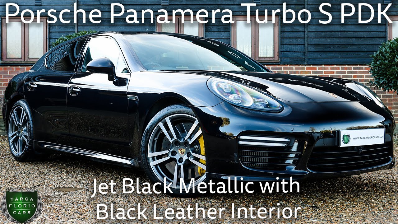 [4K] Porsche Panamera Turbo S PDK V8 registered September 2015 (15) finished in Jet Black Metallic