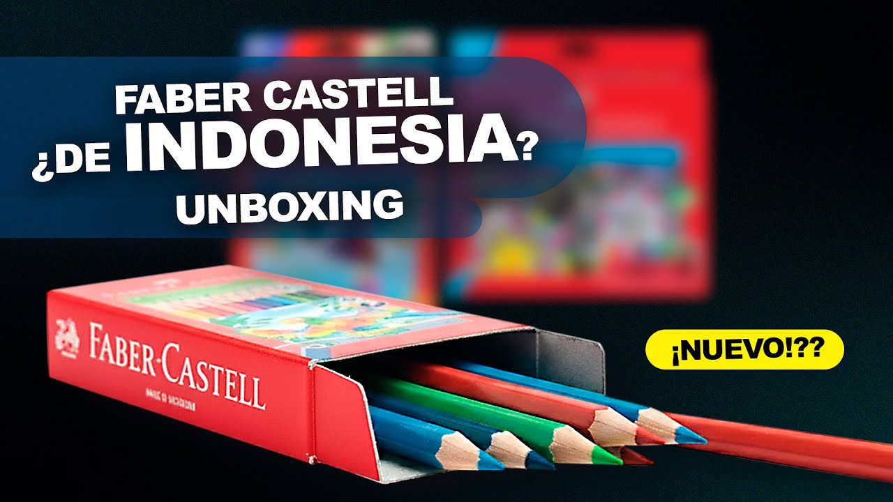 ¡INCREÍBLE! Faber Castell Indonesia (¿Nueva Versión?) 🇮🇩 | Unboxing y Primeras Impresiones