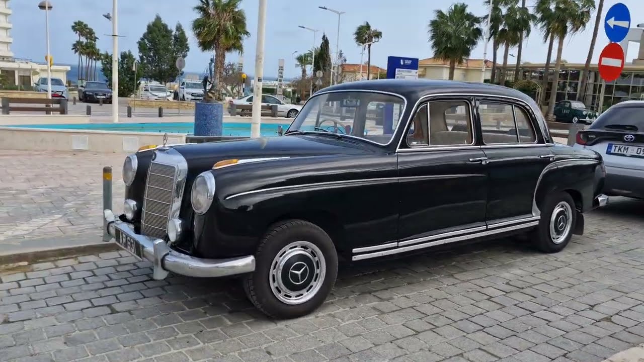 Ślub na plaży? Klasyczny Mercedes 220S Protaras Cypr 