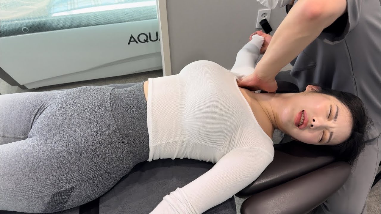 (도수치료)트레이너 라윤 4K무편집 Full영상/Muscle Release&Stretching Manual Therapy Technique-JK메디컬교정센터