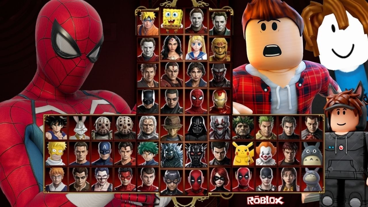 Mortal Kombat 9 - SPIDERMAN & ROBLOX - Expert Arcade Ladder - Gameplay @ (1080p)60ᶠᵖˢ ✔
