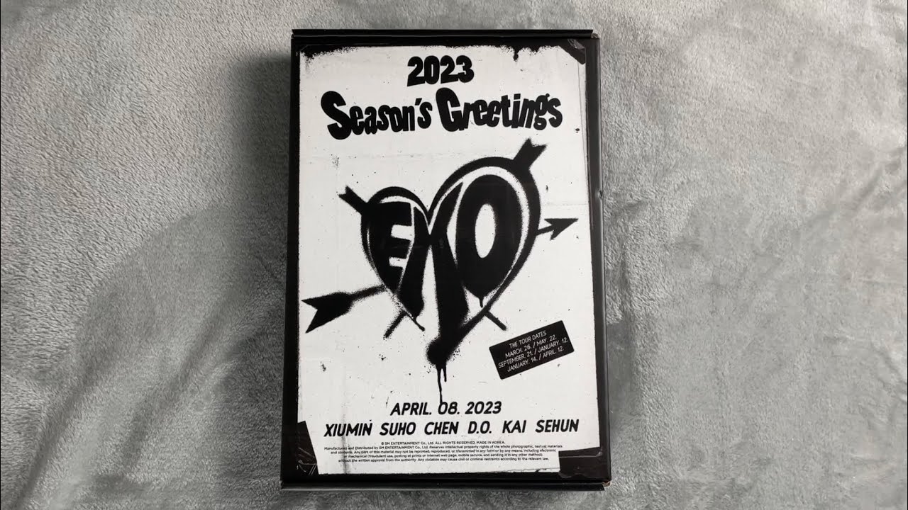 ♡Unboxing EXO 엑소 2023 Season’s Greetings 시즌그리팅♡