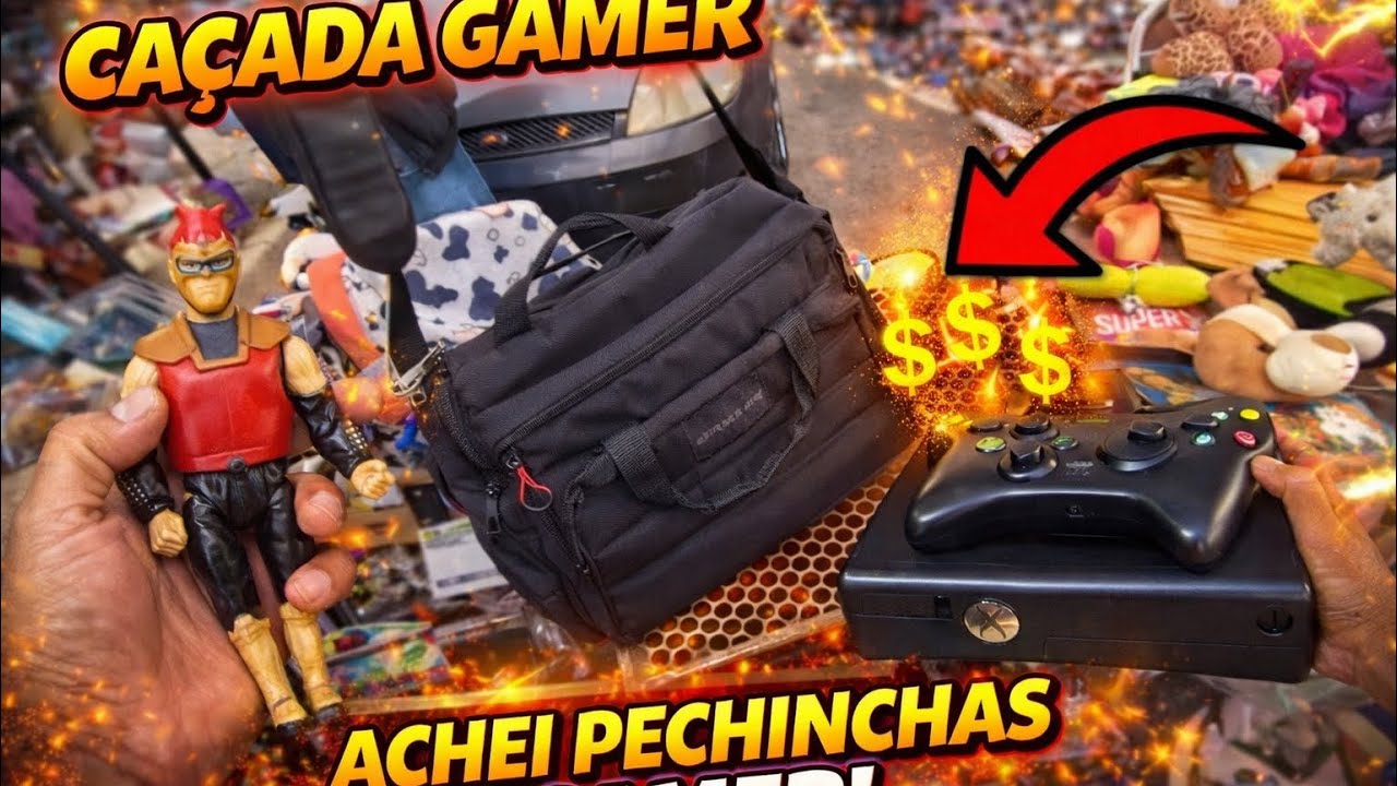 CAÇADA GAMER ENCONTREI COISAS BOAS E BARATA NA FEIRA DO ROLO / ELETRÔNICOS JOGOS BRINQUEDOS E ANTIGO