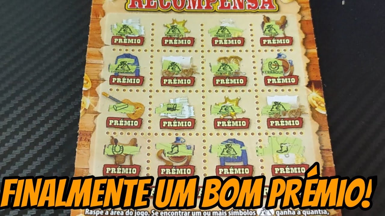 Finalmente um BOM PRÉMIO - Raspadinhas #1