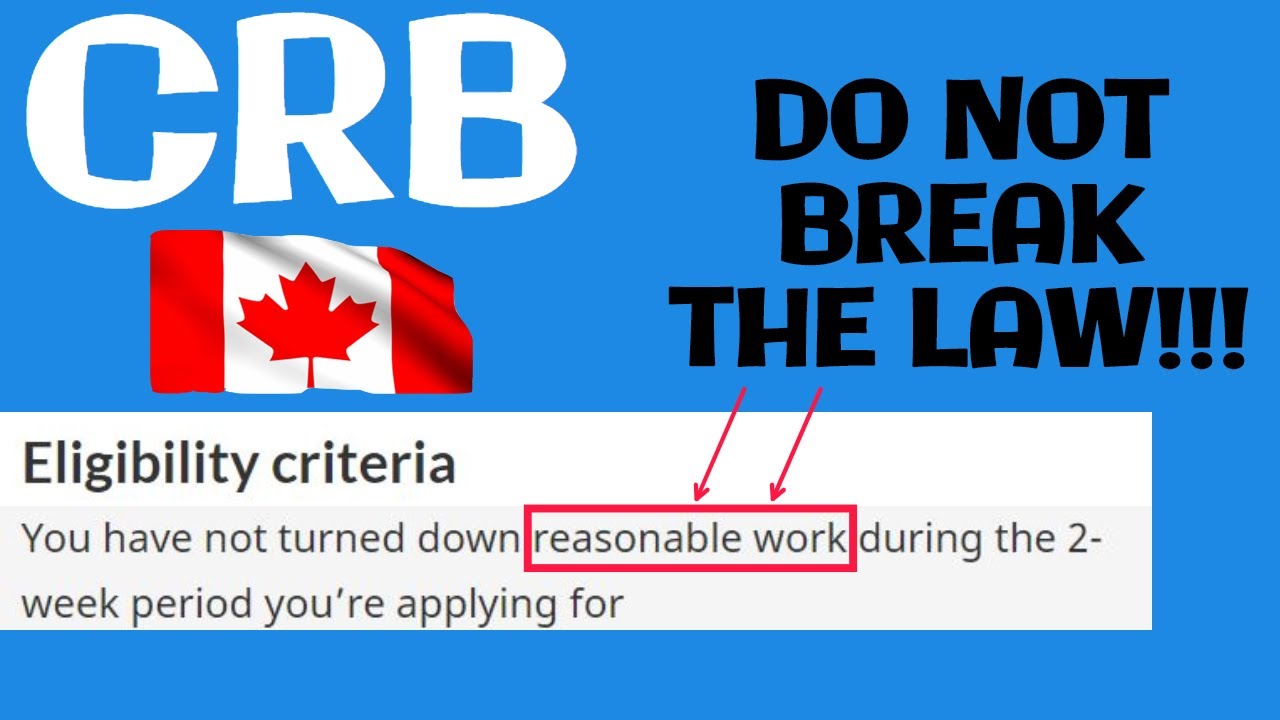 CRB Eligibility Explained: What is Reasonable Work (and avoiding penalty!)