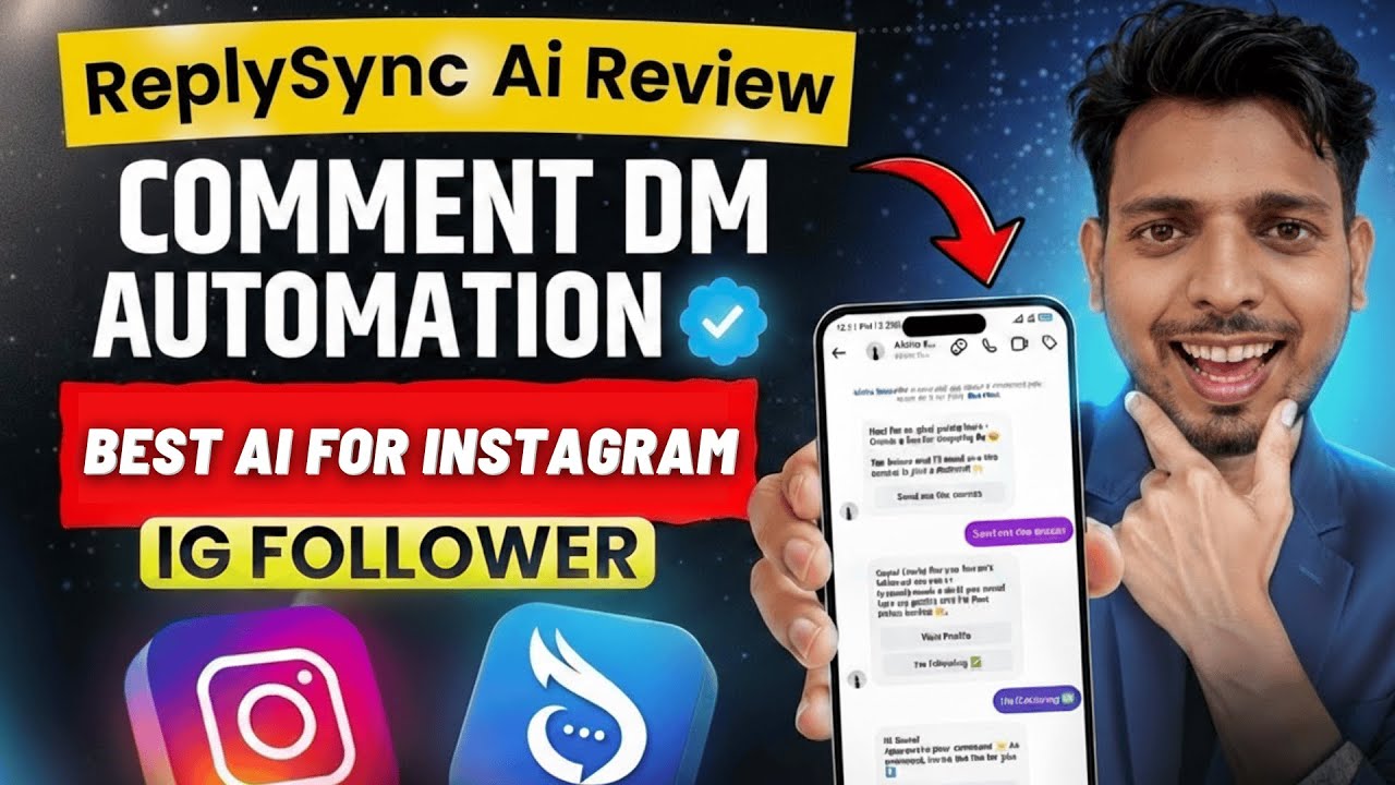 Обзор ReplySync — Лучший инструмент автоматизации Instagram 2026 года (автоматизация личных сообщ...
