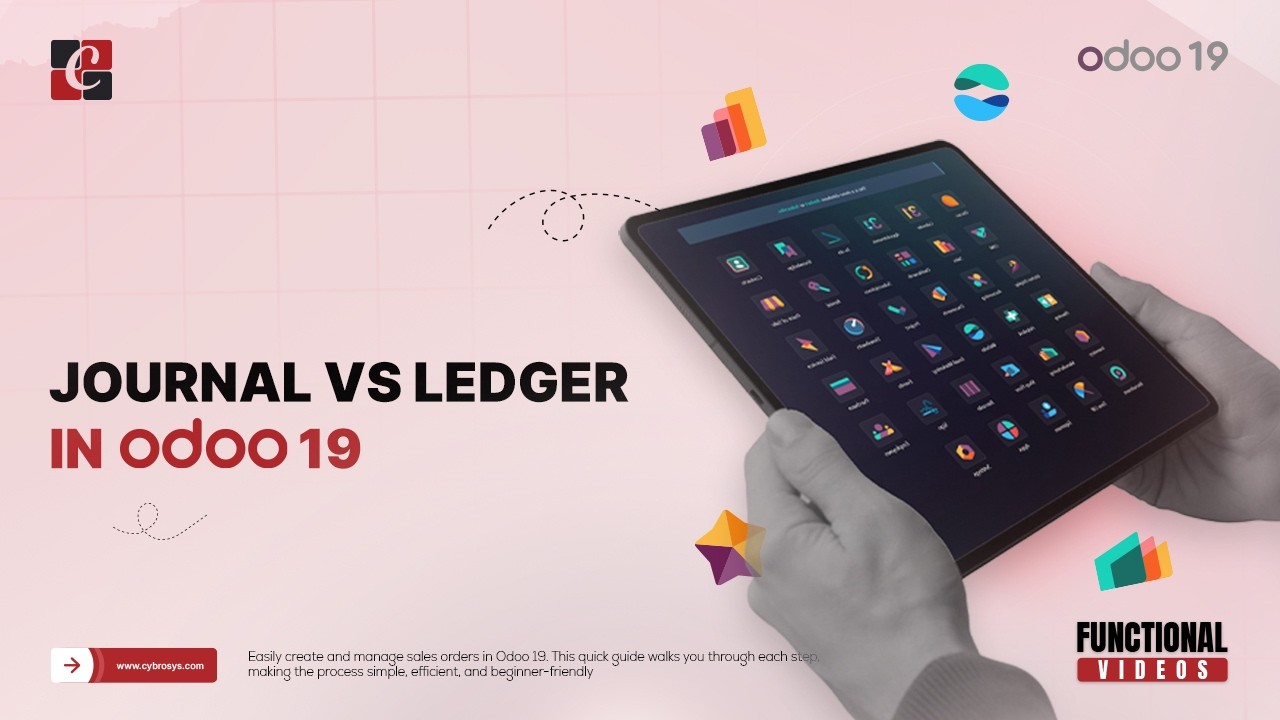 Journal vs Ledger in Odoo 19 | Comparison | Odoo 19 Features & Tips | Odoo 19 Functional Tutorials