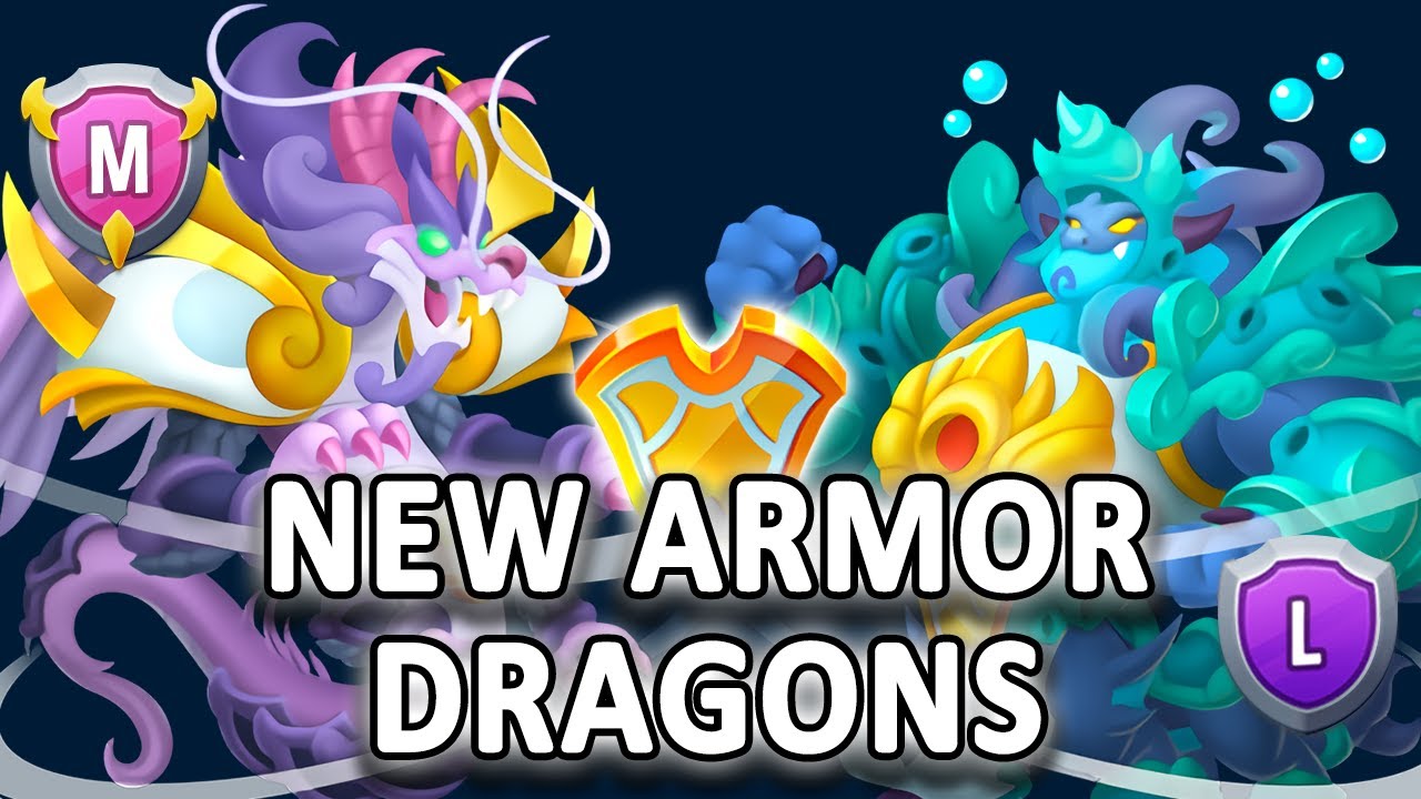 NEW SCALY AND TIDAL ARMORED DRAGONS OVERVIEW | DRAGON CITY