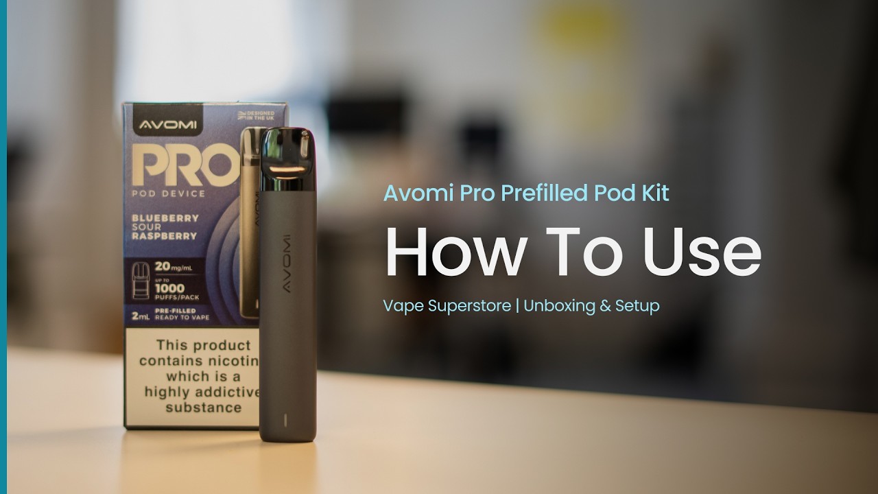 How to use the Avomi Pro Prefilled Pod Kit