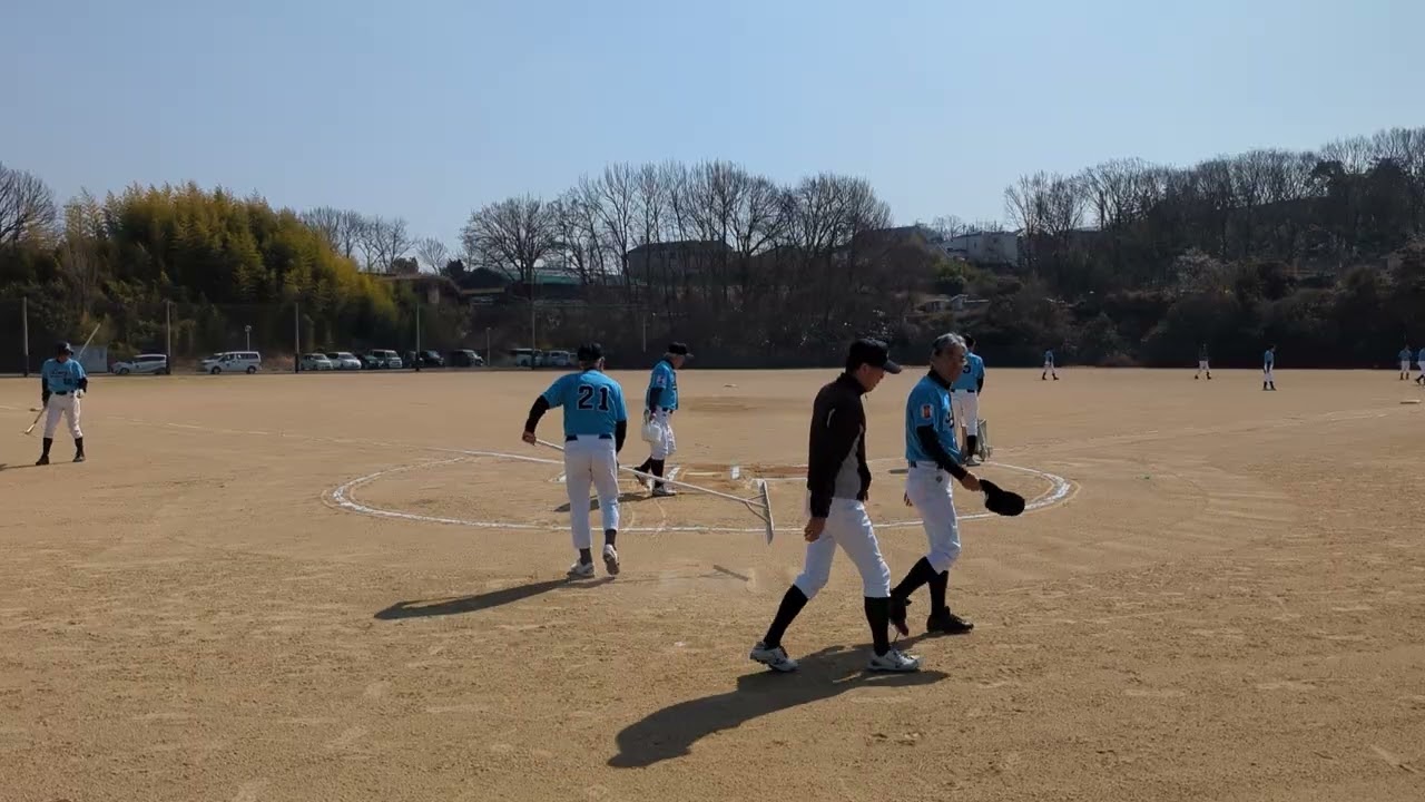 2026年2月21日　還暦練習試合　西神対三木　自由が丘北公園