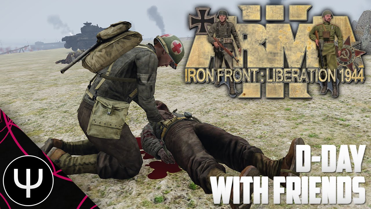 ARMA 3: Iron Front 1944 Mod — D-Day With Friends!