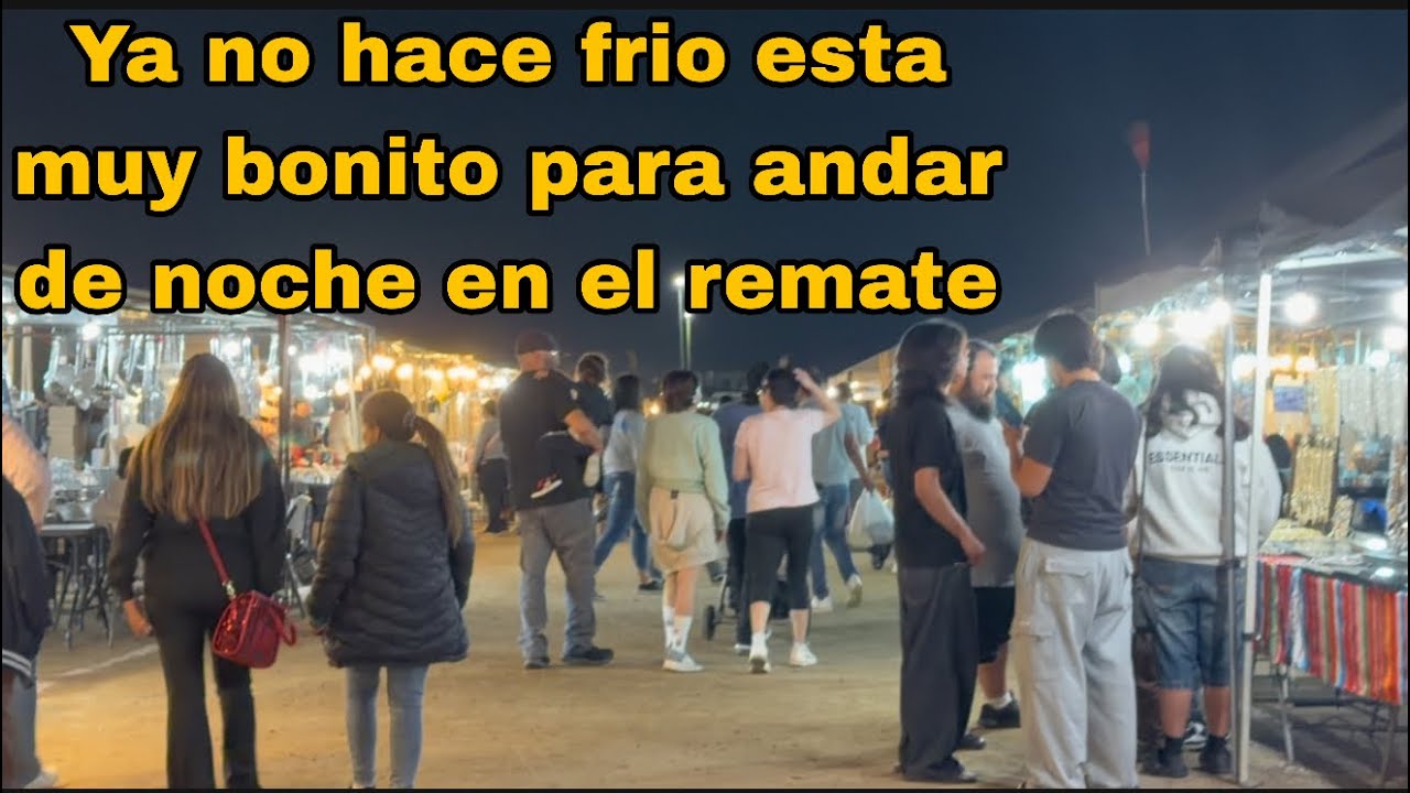 UNA CHULADA DE NOCHE PARA CAMINAR EN EL REMATE 