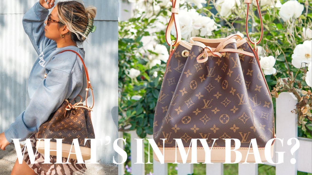 WHAT'S IN MY BAG SPRING & SUMMER 2021 | What Fits in My Louis Vuitton Petit Noe + My Purse Organizer