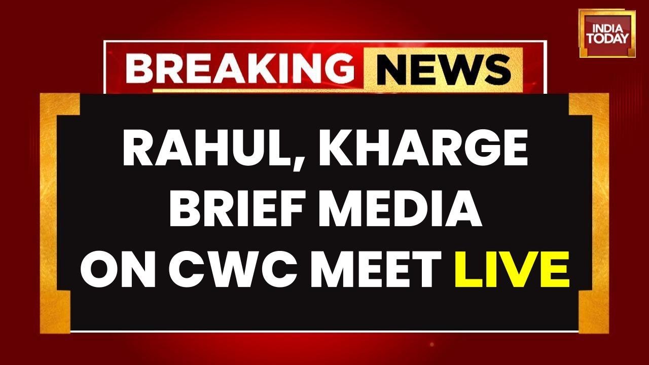 Congress PC LIVE | Rahul, Kharge Brief Media On CWC Meet | Congress News LIVE | MGNREGA News LIVE