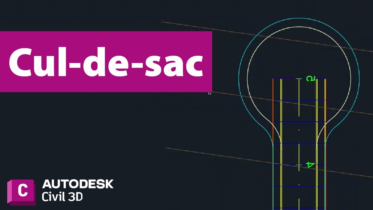 Como criar um cul-de-sac Autodesk Civil 2023