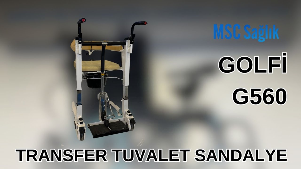 GOLFİ G560 TRANSFER SANDALYESİ / 444 0 989 / #tuvaletsandalyesi #transfersandalyesi #keşfet