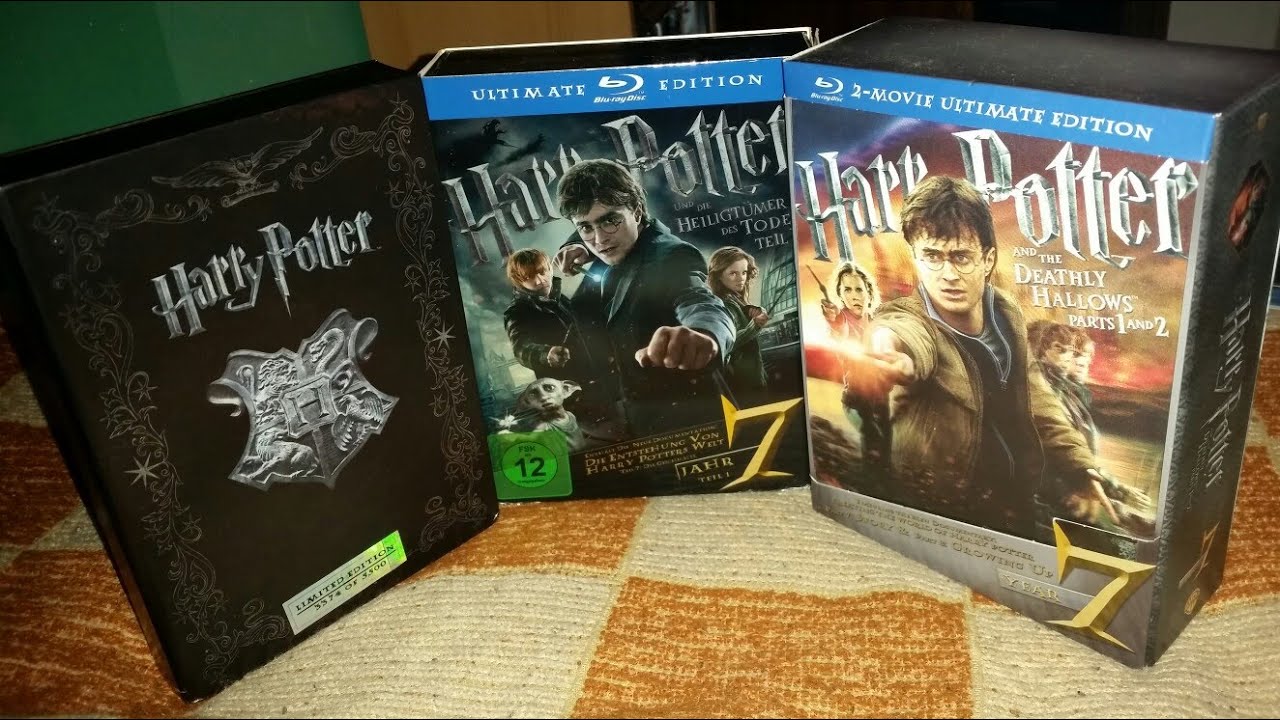 Harry Potter & the Deathly Hollows Part 1 & 2 Ultimate Numbered Limited Edition Unboxing & Review en