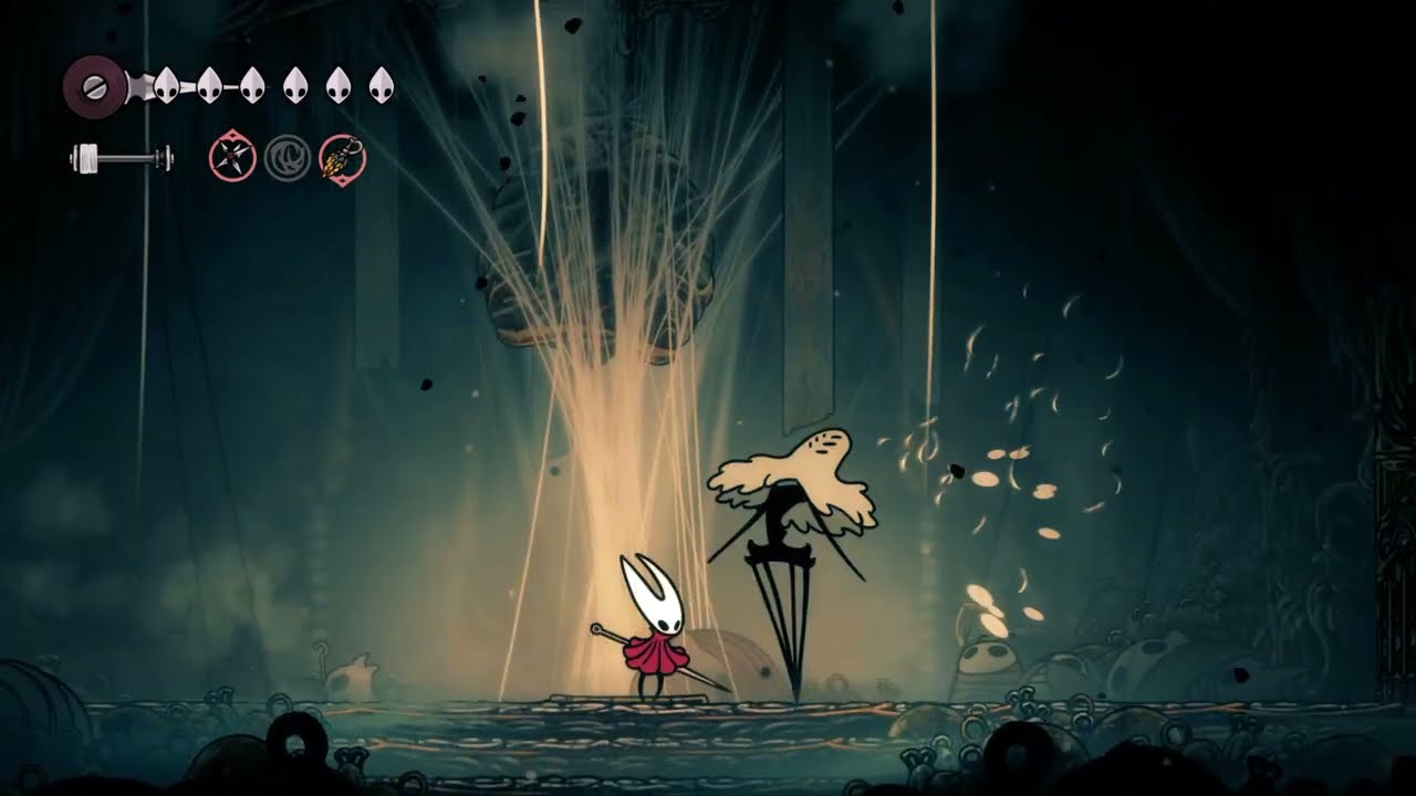 Hollow Knight: Silksong Jefe La Viuda PS4 Gameplay
