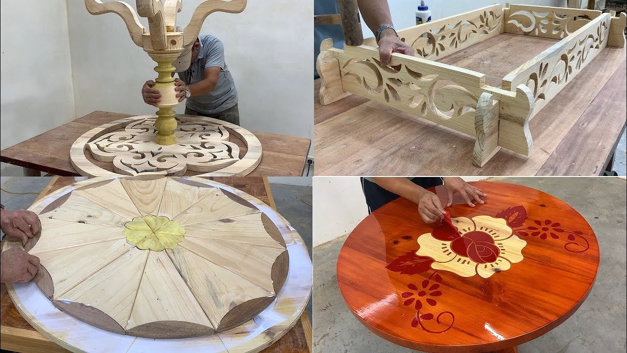 Perfect Woodworking Project - Come Up With Ideas Design 4 Unique Table Designs With Different Style