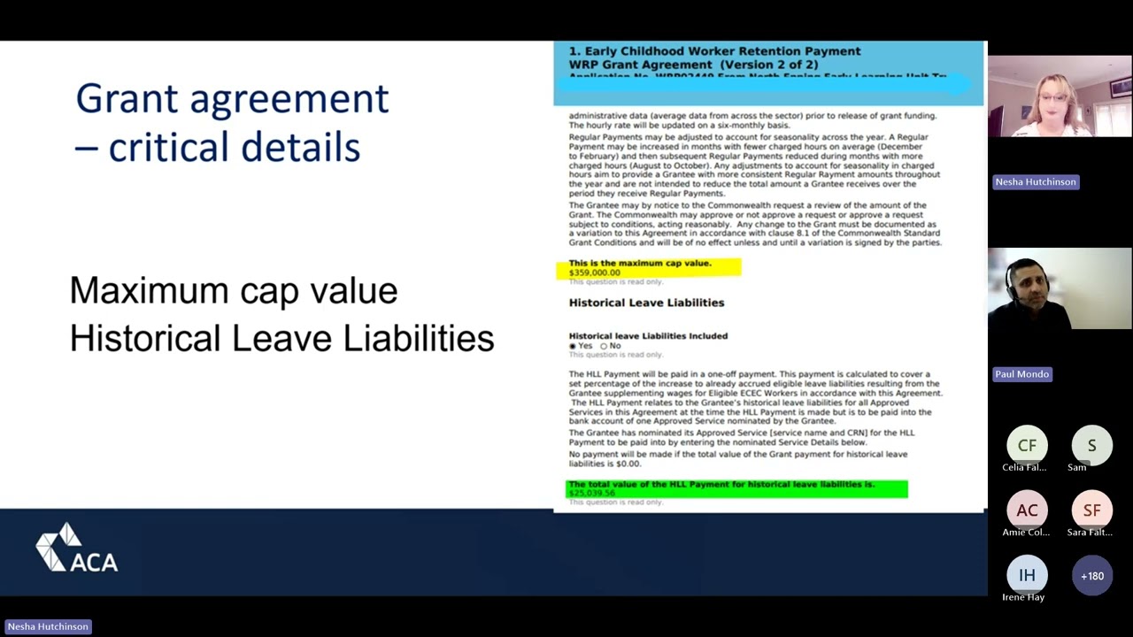 ACA Webinar - Managing Your Worker Retention Payments & Bookkeeping 3 July 2025