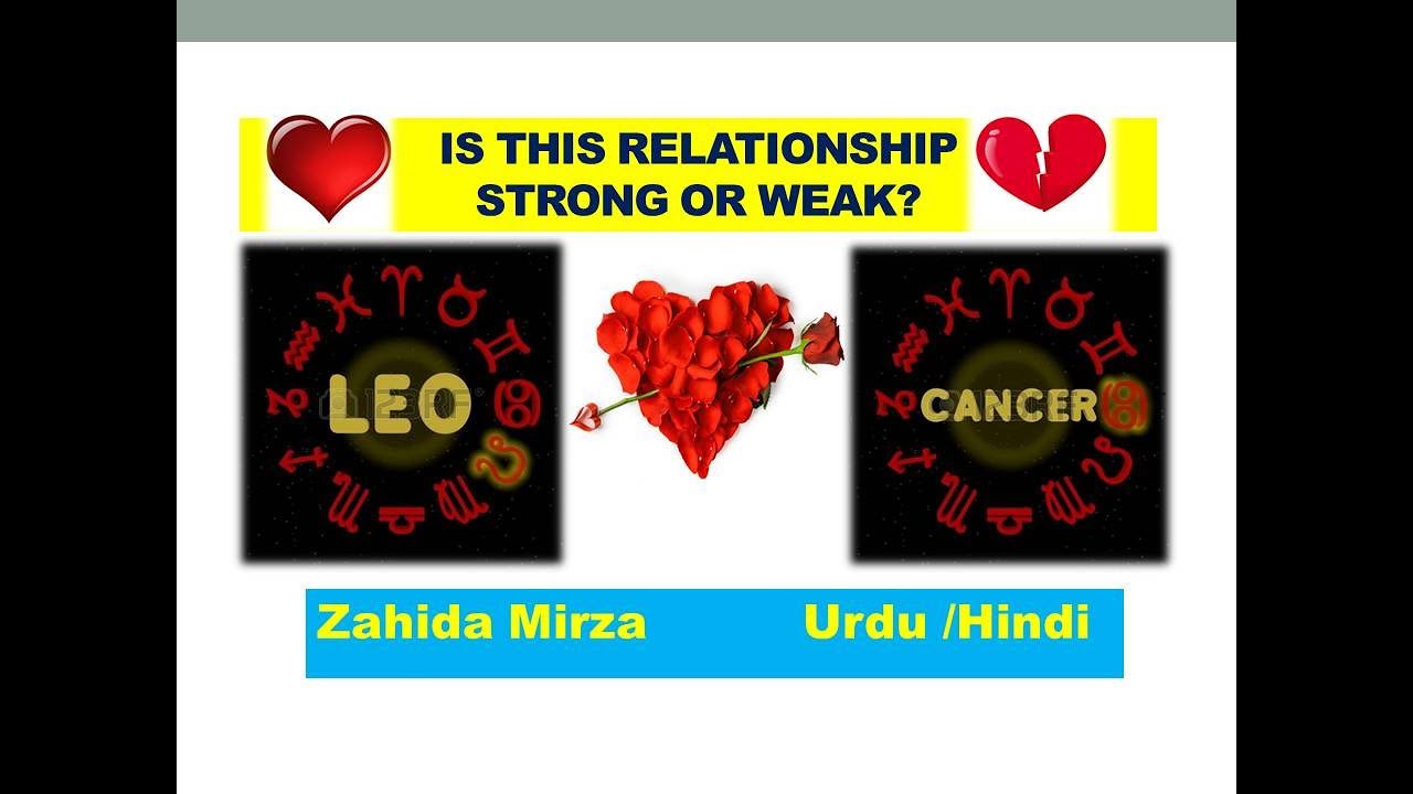 Cancer and Leo سرطان اور اسد Horoscope Relationship Zodiac Compatibility| Zahida Mirza @RajaHaider