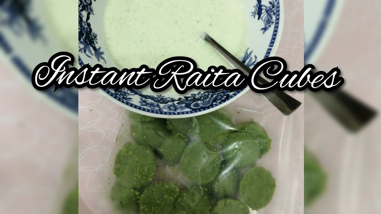 Instant Raita Cubes || time saving Simple Recipes || Shehla's Diary